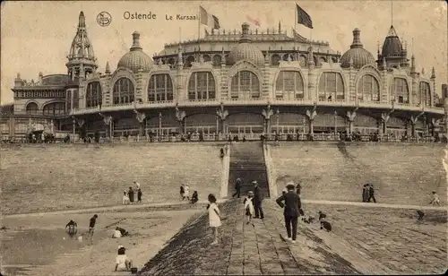 Ak Oostende Ostende Westflandern, Le Kursaal