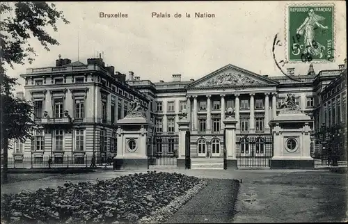Ak Bruxelles Brüssel, Palais de la Nation