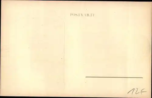 Ak Zeichnung, Mode, Frau, Kleid, Hut