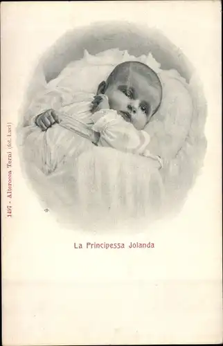 Ak La Principessa Jolanda, Prinzessin von Italien, Portrait