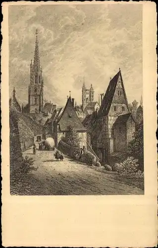 Künstler Ak Müller, G. A., Esslingen am Neckar, 1840, Kupferstich