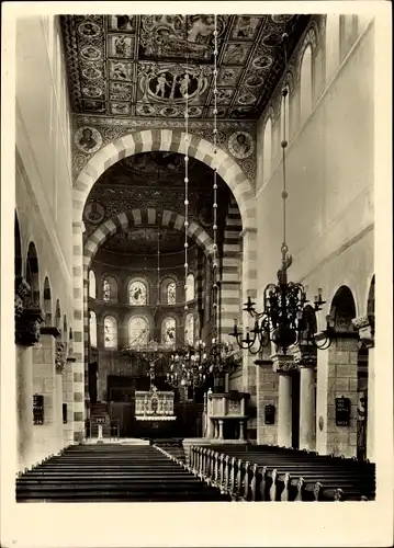 Ak Hildesheim in Niedersachsen, St. Michaelskirche, Hauptschiff