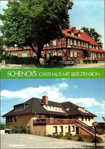 Ak Amelinghausen in der Lüneburger Heide, Schenks Gasthaus und Bergpension