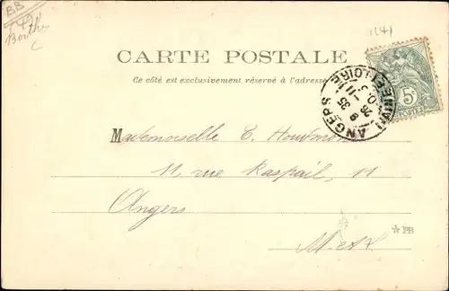 Ak Saint Clément sur Loire Maine-et-Loire, Vue d'ensemble