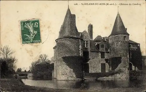 Ak Saint Hilaire du Bois Maine-et-Loire, Chateau du Coudray