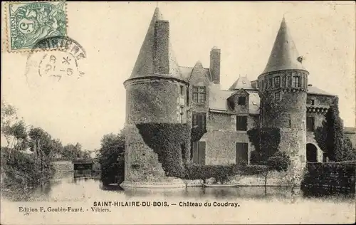 Ak Saint Hilaire du Bois Maine-et-Loire, Chateau du Coudray