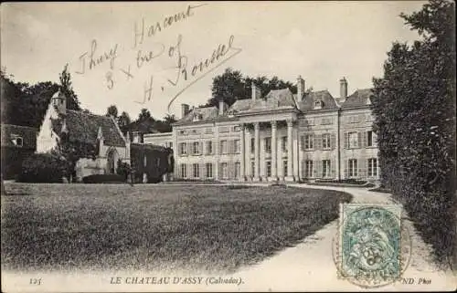 Ak Falaise Calvados, Le Chateau d'Assy