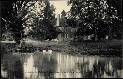Ak Noyers Bocage Calvados, Le Chateau de Vendes