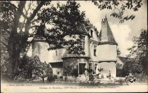 Ak Saint Pierre sur Dives Calvados, Chateau du Houlbecq
