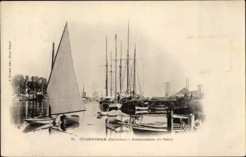 Ak Ouistreham Calvados, Embouchers du Canal