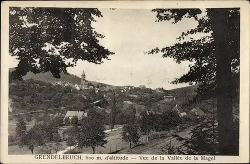 Ak Grendelbruch Elsass Bas Rhin, Vue de la Vallee de la Magel