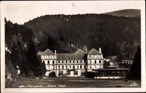 Ak Hohwald Elsass Bas Rhin, Blick auf das Grand Hotel