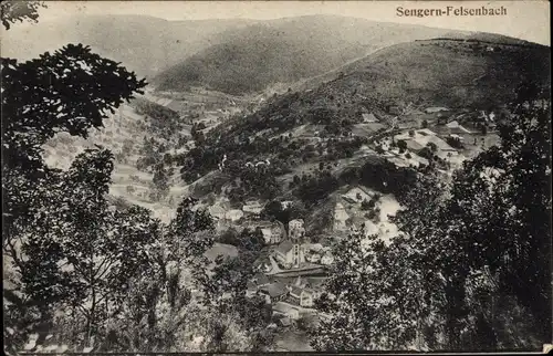 Ak Sengern Felsenbach Bas Rhin, Panorama