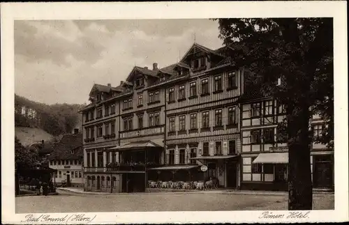 Ak Bad Grund im Harz, Römers Hotel