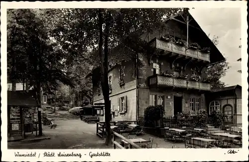 Ak Luisenburg Wunsiedel in Oberfranken, Gaststätte
