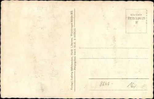 Ak Pressig in Oberfranken, Totalansicht der Ortschaft