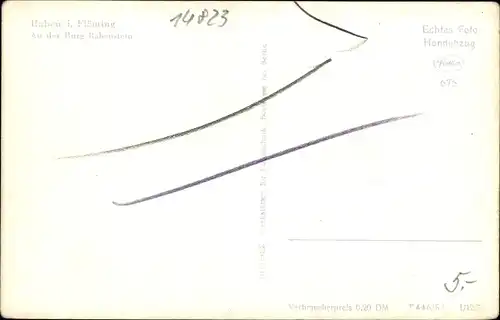 Ak Raben Rabenstein im Fläming, Burg Rabenstein