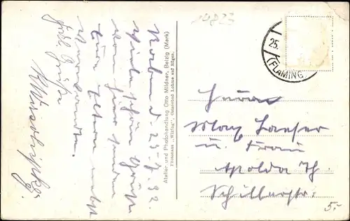 Ak Raben Rabenstein im Fläming, Burg Rabenstein, Burghof, Tor, Turm, Eingang