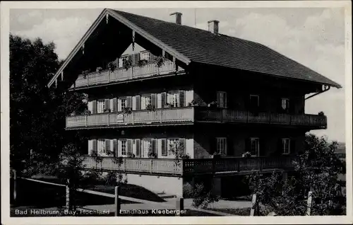 Ak Bad Heilbrunn in Oberbayern, Landhaus Kleeberger