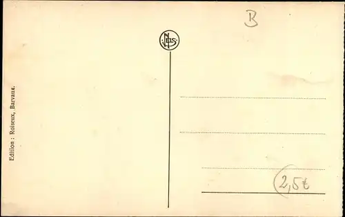 Ak Barvaux Wallonien Luxemburg, Le Mont Pele