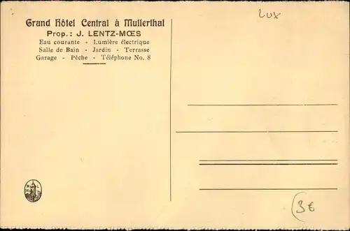 Ak Müllerthal Waldbillig Luxemburg, Panorama vom Ort