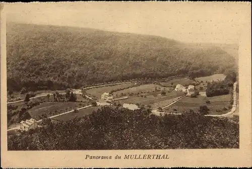 Ak Müllerthal Waldbillig Luxemburg, Panorama