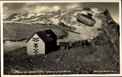 Ak Strassburger Hütte, Brandnerfernier