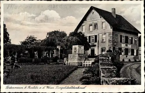 Ak Todenmann Rinteln im Kreis Schaumburg, Dingelstedtdenkmal