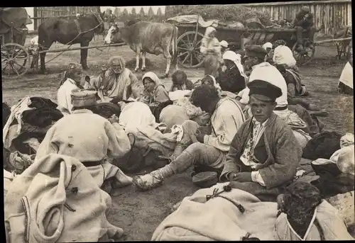 Foto Flüchtlinge in Krivelj Serbien ?, 1. WK