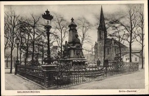 Ak Gelsenkirchen im Ruhrgebiet, Grillo-Denkmal