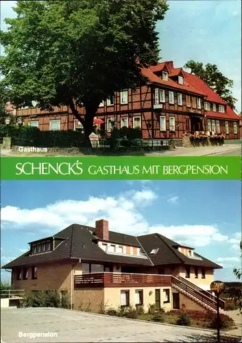 Ak Amelinghausen in der Lüneburger Heide, Schenks Gasthaus und Bergpension