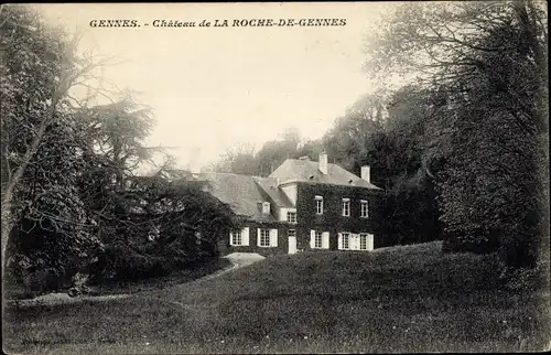 Ak Gennes Maine et Loire, Chateau de La Roche de Gennes