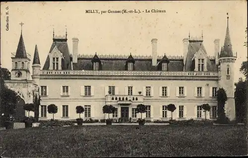 Ak Milly Gennes Maine et Loire, Le Chateau