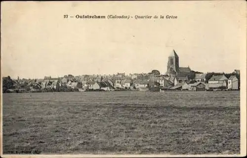 Ak Ouistreham Calvados, Quartier de la Greve