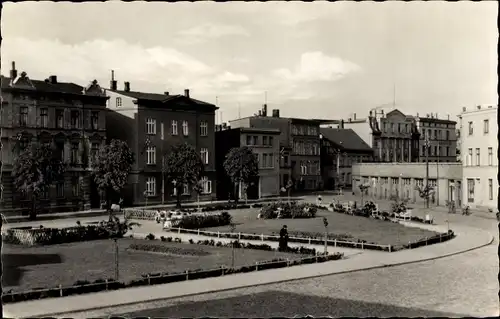 Ak Güstrow in Mecklenburg, Spaldingsplatz