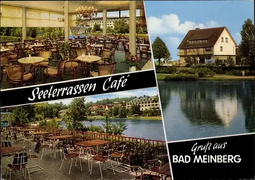 Ak Bad Meinberg am Teutoburger Wald, Seeterrassen Cafe, Pyrmonter Str. 17