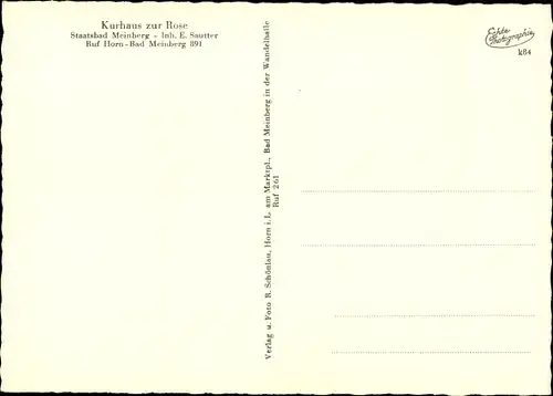 Ak Horn Bad Meinberg am Teutoburger Wald, Kurhaus zur Rose