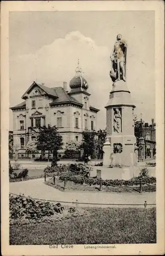 Ak Bad Cleve Kleve am Niederrhein, Lohengrindenkmal