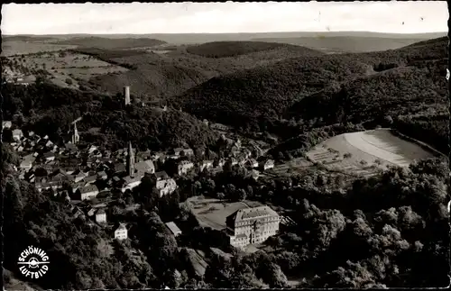 Ak Stromberg im Hunsrück, Luftbild vom Ort