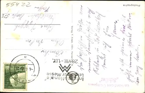 Ak Bacharach am Rhein, Burg Stahleck, Wernerkapelle