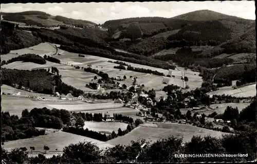 Ak Elkeringhausen Winterberg im Sauerland, Ort mit Umgebung