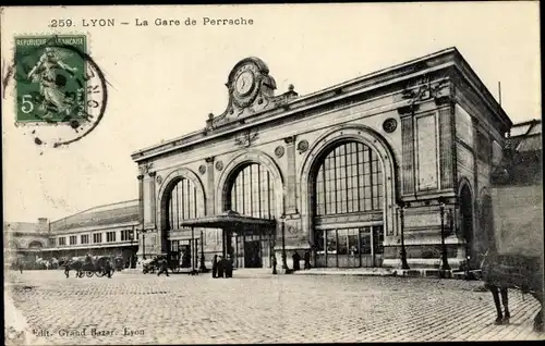 Ak Lyon Rhône, La Gare de Perrache