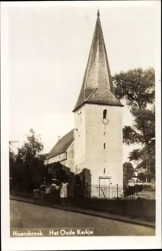 Ak Hoensbroek Heerlen Limburg Niederlande, Het Oude Kerkje