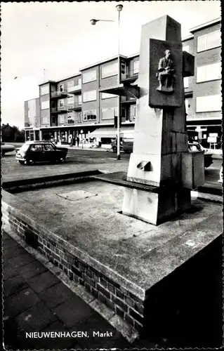 Ak Nieuwenhagen Limburg Niederlande, Markt