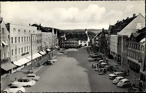 Ak Eggenfelden in Niederbayern, Stadtplatz
