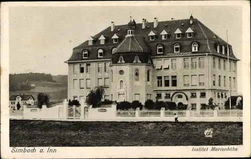 Ak Simbach am Inn Niederbayern, Institut Marienhöhe