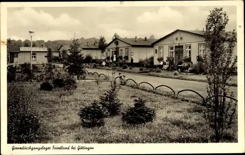 Ak Friedland an der Leine Niedersachsen, Grenzdurchgangslager, Heimkehrer, Kriegsflüchtlinge