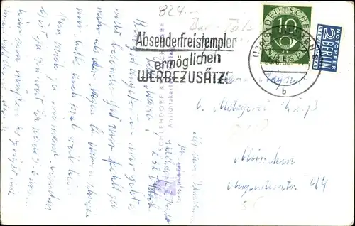 Ak Schlehdorf in Bayern, Missionskloster der Dominikanerinnen, im Vordergrund, Erholungsheim