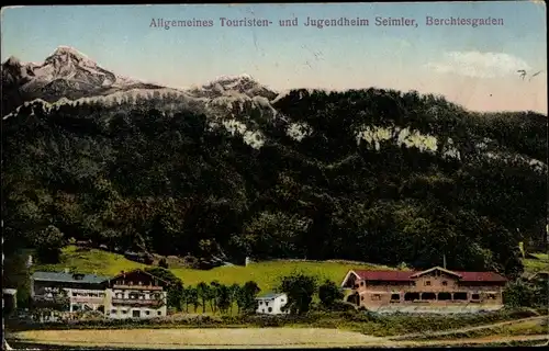 Ak Berchtesgaden in Oberbayern, Allgemeines Touristen und Jugendheim Seimler