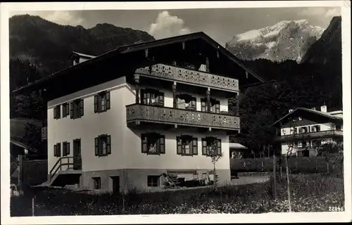 Ak Dorf Königssee Schönau am Königssee Oberbayern, Haus Bergblick